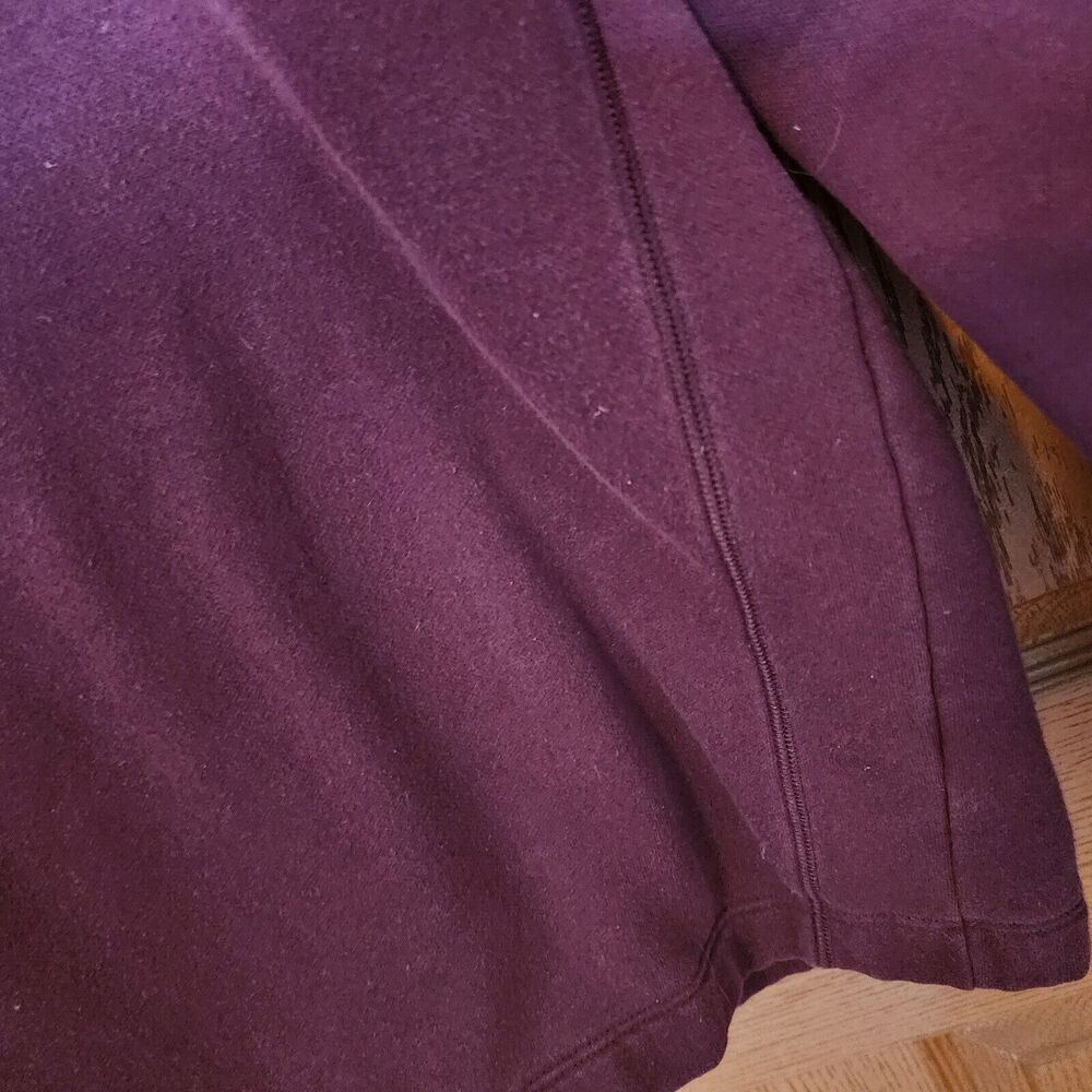 Jansport Minnesota Sweatshirt Women's XL Burgundy 1/4 Zip Mock Neck Long Sleeves - Picture 4 of 11